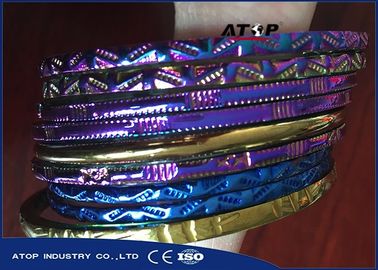 Type horizontal de bracelets de plasma de revêtement d'évaporation titanique en verre de machine